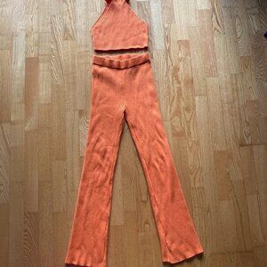 Orange Summer Knit Set